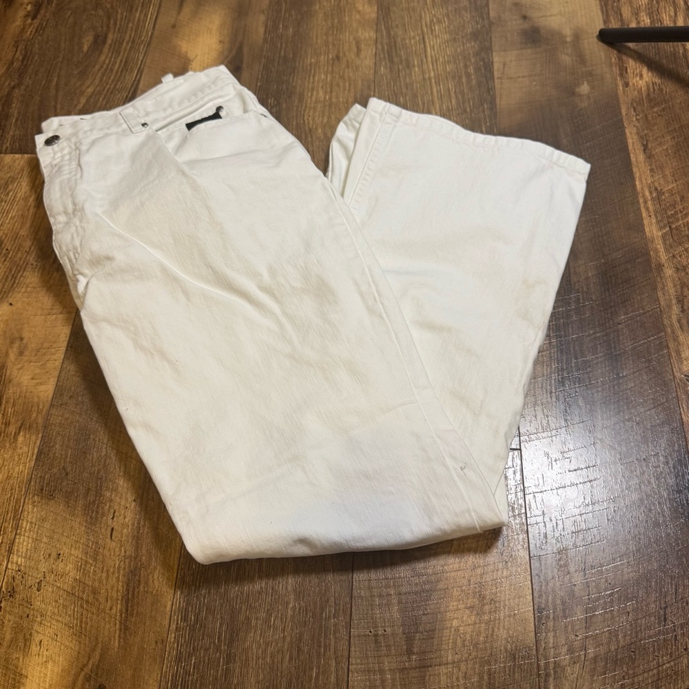 Harley Davidson White Denim Bootcut Jeans 12 Motorcycles Women’s